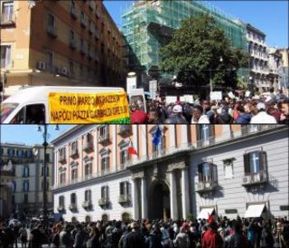 Manifestazione antirazzista Napoli 1 marzo 2017