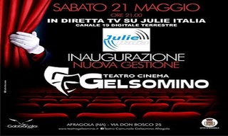 Afragola: inaugurazione del “Teatro Gelsomino” con Peppe Iodice special guest