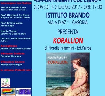 Appuntamenti col libro KORALLION di Fiorella Franchini