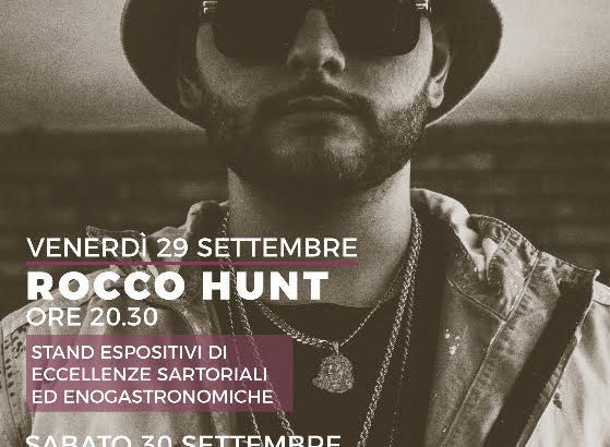 Rocco Hunt in concerto per la terza edizione di “Calici e Cotone”
