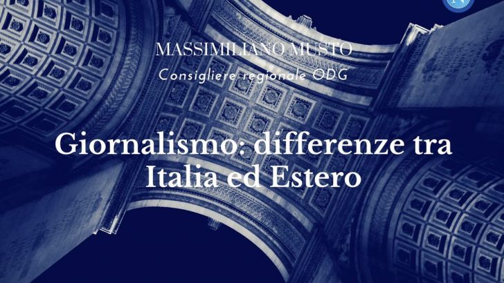Giornalismo: differenze tra italia ed Estero