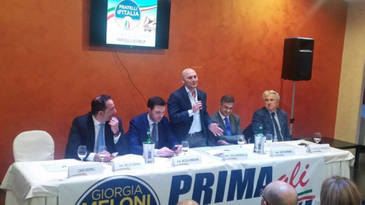 FRATELLI D’ITALIA, PARTE UFFICIALMENTE LA CAMPAGNA ELETTORALE A CASORIA.