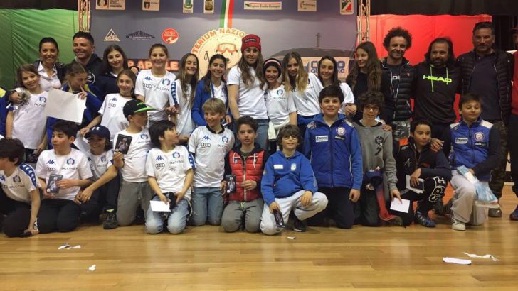  Carlotta Caloro premiata dalla campionessa olimpica Sofia Goggia al Criterium Nazionale Under12