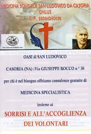 IL POLIAMBULATORIO “MEDICINA SOLIDALE” E’ “APERTO PER FERIE” NEL MESE DI AGOSTO