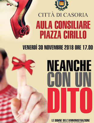 “Neanche con un dito”: Casoria contro la violenza sulle donne