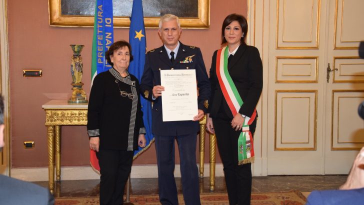 Premiazione dei Cavalieri Castiello ed Esposito