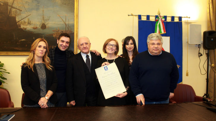 Franca Di Blasio, donna dell’anno 2018 anche per la Regione Campania