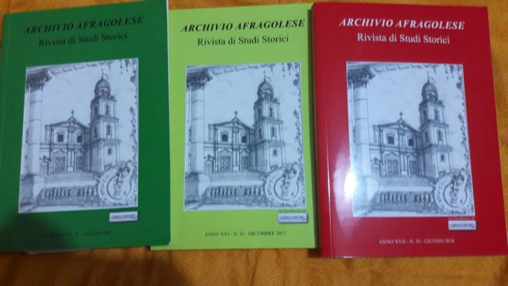 PRESENTATI, AL TEATRO GELSOMINO DI AFRAGOLA, I NUMERI 31, 32 e 33 di “ARCHIVIO AFRAGOLESE