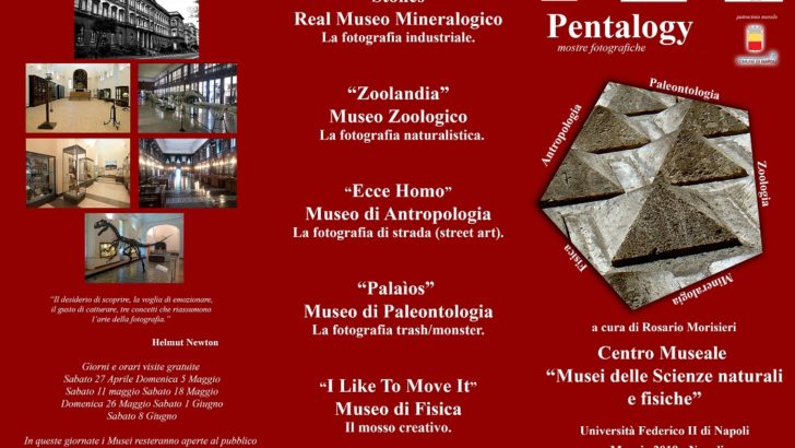 Sarà presentata ‘Pentalogy’, mostra di cinque temi con le foto di cinquanta fotografi ospitata da cinque sedi della Federico II