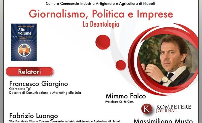 Formazione ODG Campania – Francesco Giorgino alla CCIAA di Napoli.