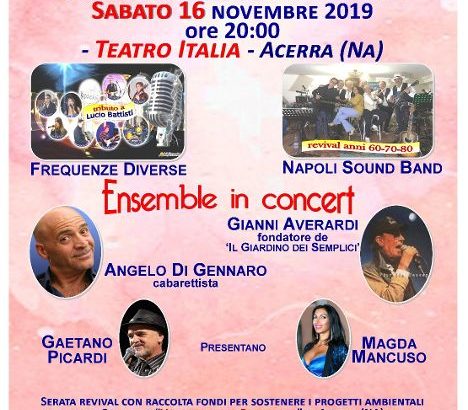 Ad Acerra concerto per beneficenza a tutela dell’ambiente