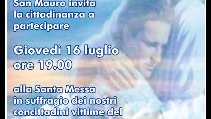 Domani messa alla chiesa di San Mauro per le vittime del Coronavirus