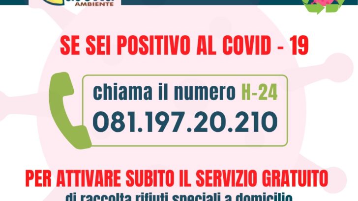 Casoria Ambiente attiva un numero dedicato per l’emergenza Covid-19