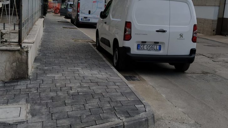 FOTO E VIDEO – Lavori a Via Brodolini, i disagi dei cittadini
