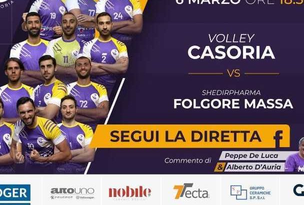 Il Volley Casoria affronta la Folgore Massa