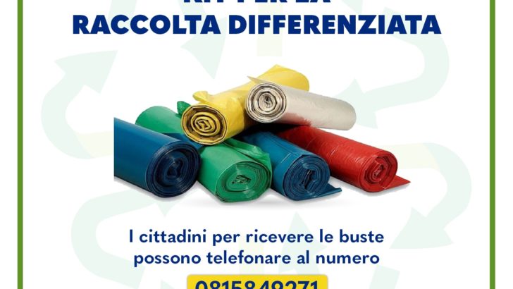 Casoria Ambiente introduce nuove modalità per i kit della raccolta differenziata