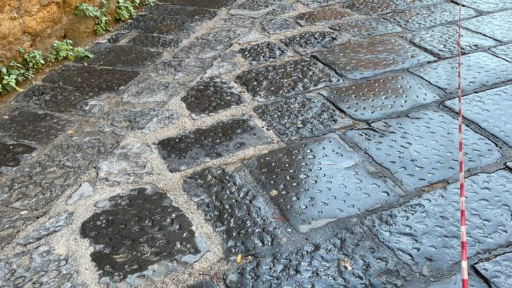 Via Matteotti, ancora ispezioni in corso: ulteriori verifiche sul sottosuolo e sugli alberi presenti