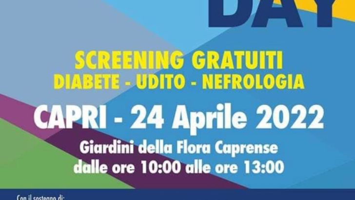 Lions Day, screening gratuiti di diabete, udito e nefrologia a Capri