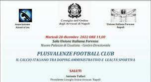 “Plusvalenze Football Club”, il 20 dicembre convegno al Centro Direzionale