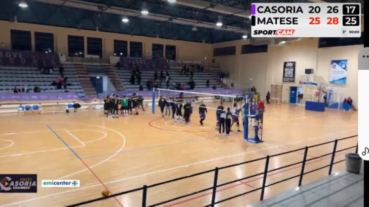 Brutta sconfitta per il Volley Casoria, cade 0-3 contro la Polisportiva Matese