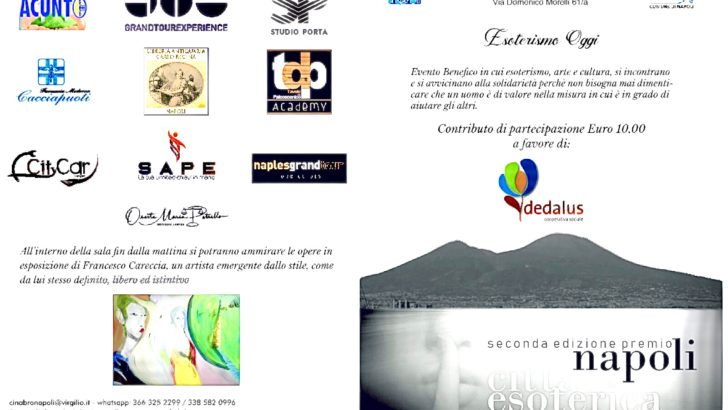 Napoli città esoterica, sabato la seconda edizione del premio