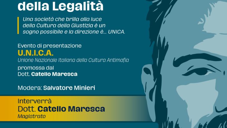 Al Pizza Madre l’evento “La Cultura della Legalità” con Catello Maresca per la presentazione di U.N.I.C.A.