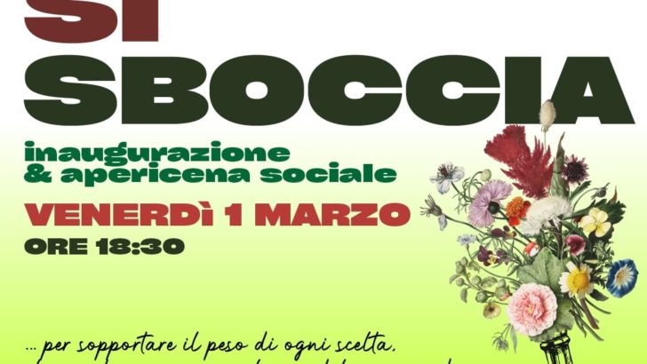 “Si sboccia”, venerdì 1 marzo nasce l’associazione “Senza Terra”