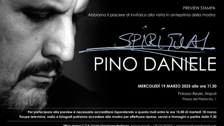 “Pino Daniele. Spiritual”, il 19 marzo alle 11:30 la conferenza stampa