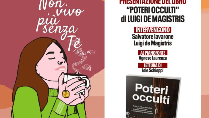 Lunedì 24 marzo al Gelsomino la presentazione di “Poteri Occulti” di Luigi De Magistris