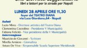 XI Edizione di “Una Giornata Leggend… aria. Libri e lettori per le strade di Napoli”, lunedì 28 aprile al Diana