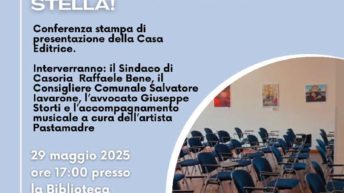 Casoria: Una nuova casa editrice, la “Astra Editori”, farà il suo debutto il 29 maggio alle ore 17 presso la Biblioteca Comunale Mons. Mauro Piscopo