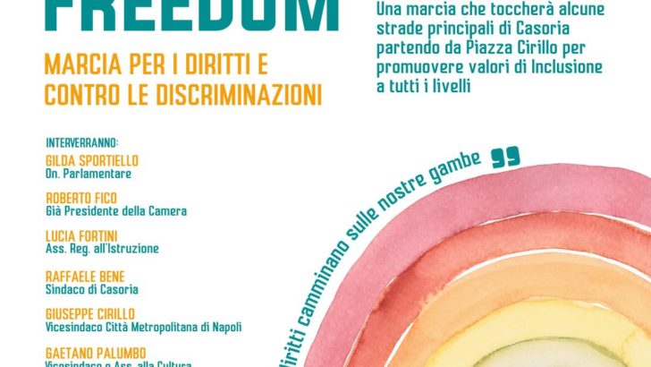 Casoria Freedom: un corteo per la libertà, l’inclusione e il rispetto