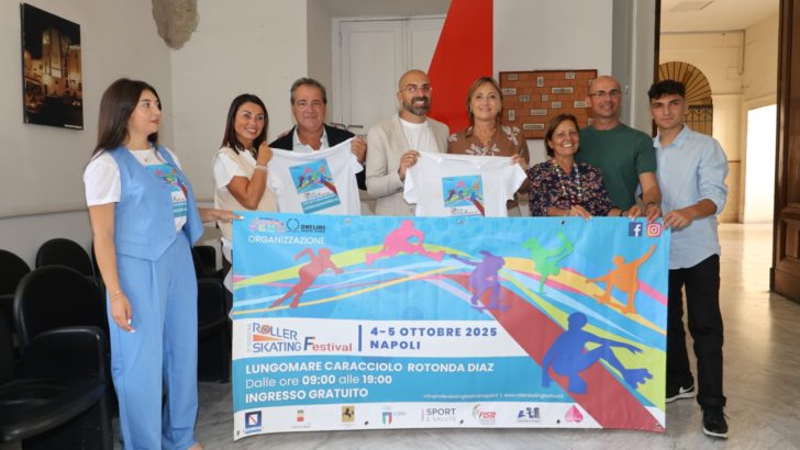 Roller Skating Festival Napoli 2025: presentato al Comune di Napoli il più grande evento di pattinaggio al Sud Italia