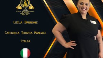 La calabrese Leila Brunone partecipa alla quinta edizione del campionato del mondo di massaggio