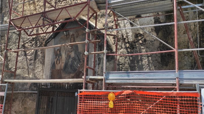 Giovedì pomeriggio sopralluogo alla Cappella del Carmine in via Cavour