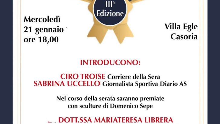 Il 21 Gennaio premio “Nunzio Guerra”: focus su medicina e musica