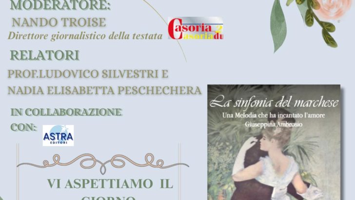 Ritorna il salotto letterario di Villa Egle, oggi la presentazione del libro di Giuseppina Ambrosio