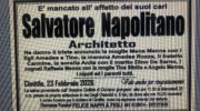 Bruttissima notizia per la città di Casoria: si è spento l’architetto Salvatore Napolitano