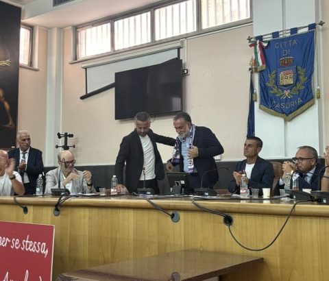 “Noi siamo Casoria”: la presentazione del nuovo Casoria Calcio nell’aula consiliare