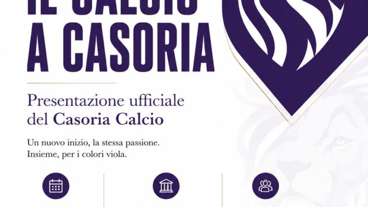 Rinasce il calcio a Casoria: giovedì 30 luglio la conferenza stampa