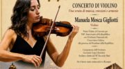 Manuela Mosca terrà un concerto nel suggestivo borgo di Rossano