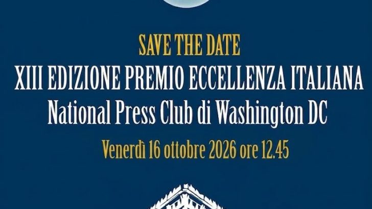Ufficializzate le candidature alla XIII edizione del premio Eccellenza Italiana