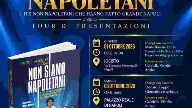 “Non siamo napoletani”, tre appuntamenti per il tour di presentazioni del libro di Michelangelo Iossa